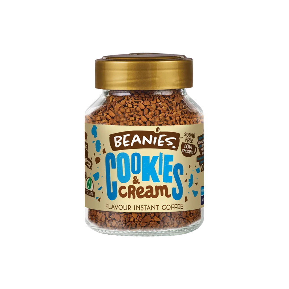 Beanies Cookies & Cream Flavoured Coffee 50g