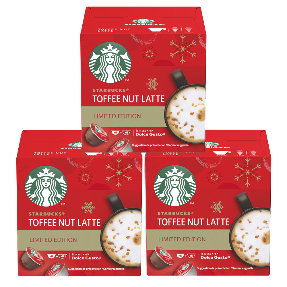 Dolce Gusto Starbucks Toffee Nut Latte Coffee Pods - Case