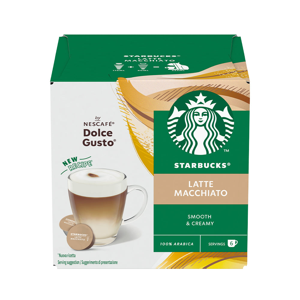 Dolce Gusto Starbucks Latte Macchiato Coffee Pods
