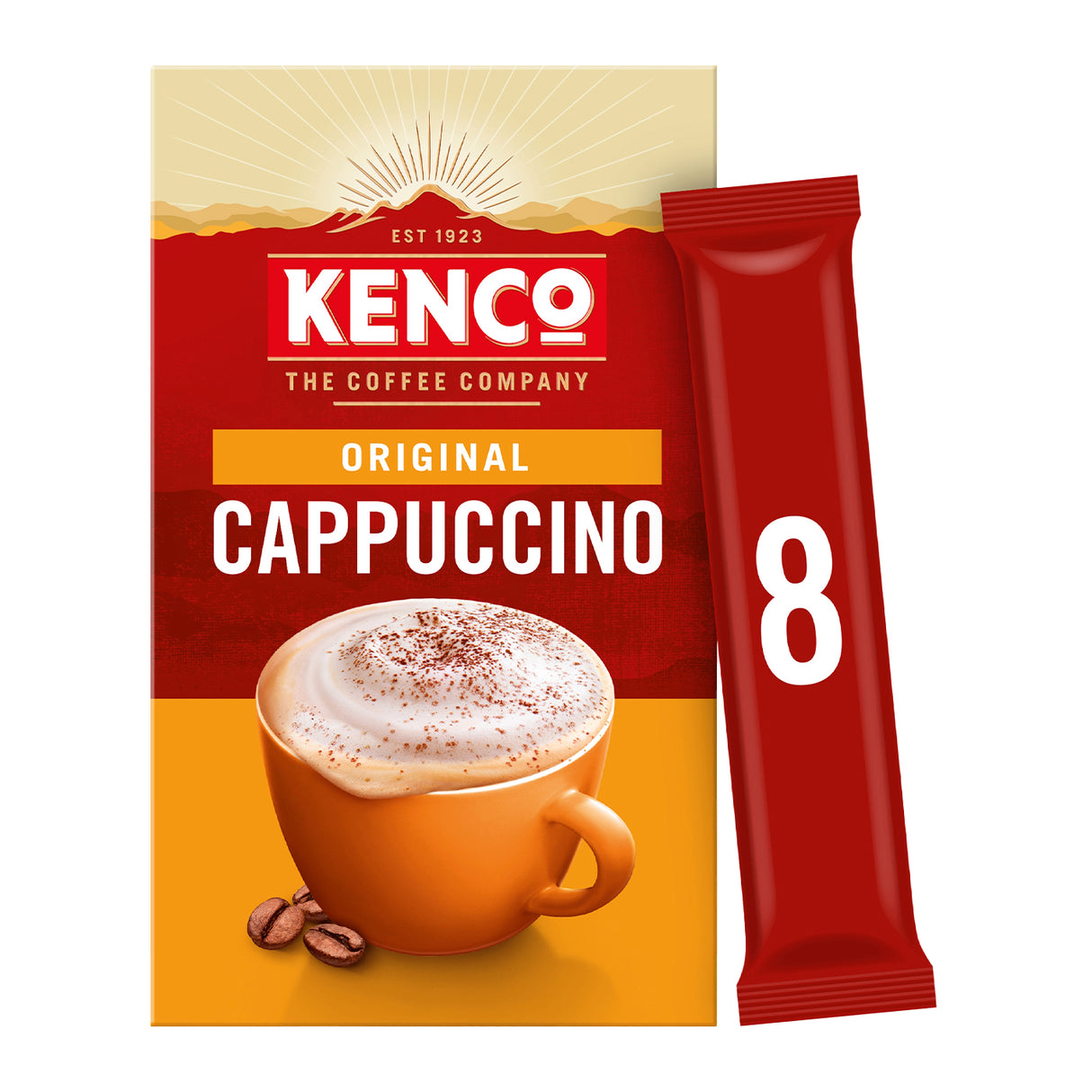 Kenco Cappuccino Instant Coffee 8 Sachets