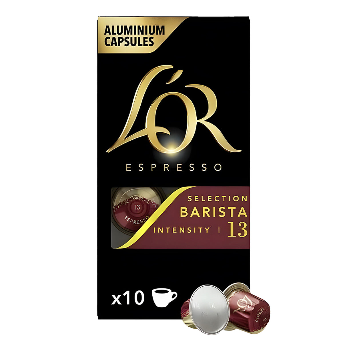 L'OR Espresso Barista Coffee Capsules x10 Nespresso Compatible