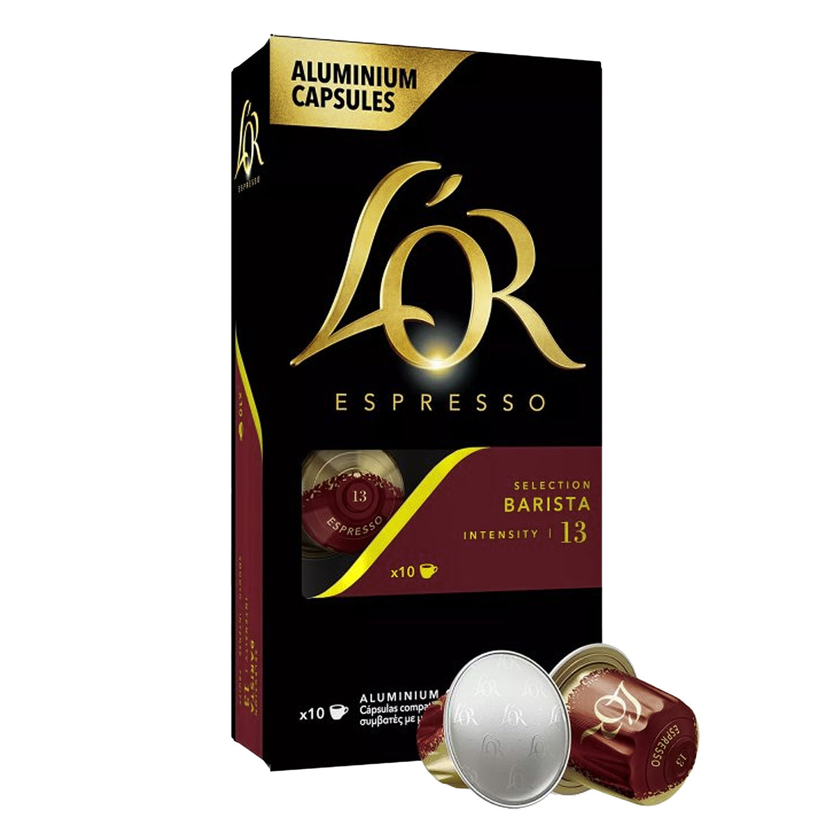 L'OR Espresso Barista Coffee Capsules x10 Nespresso Compatible