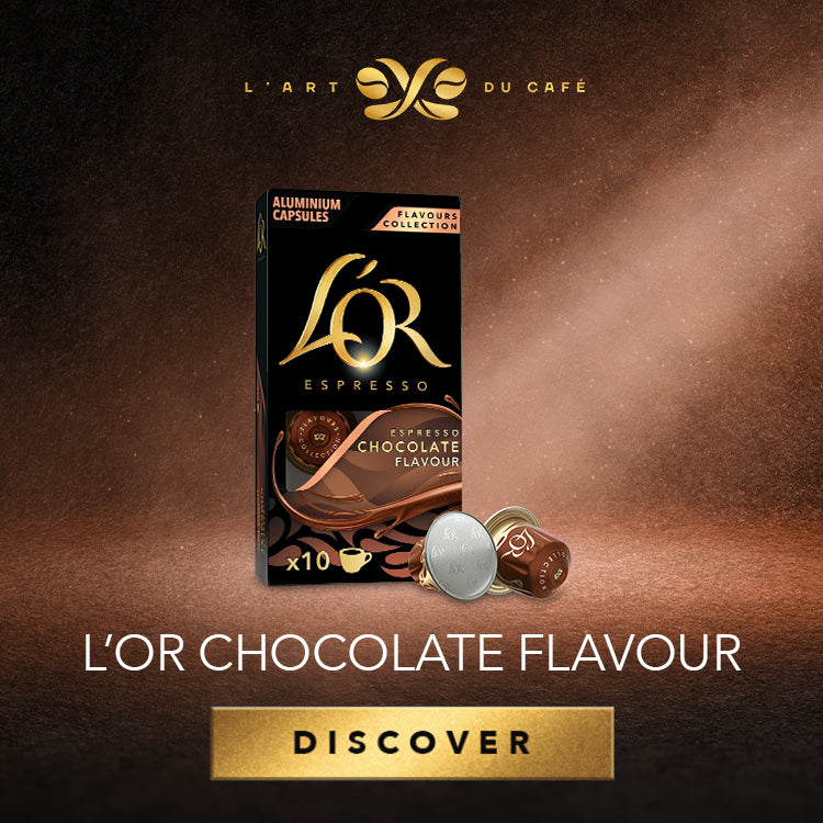 L'OR Espresso Chocolate Flavour Coffee Capsules x10 Nespresso Compatible