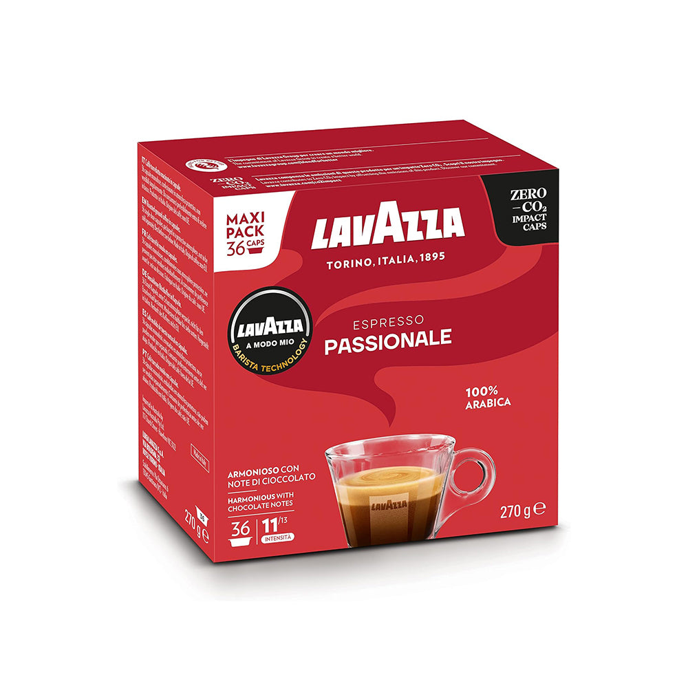 Lavazza A Modo Mio Espresso Passionale 36 Coffee Pods