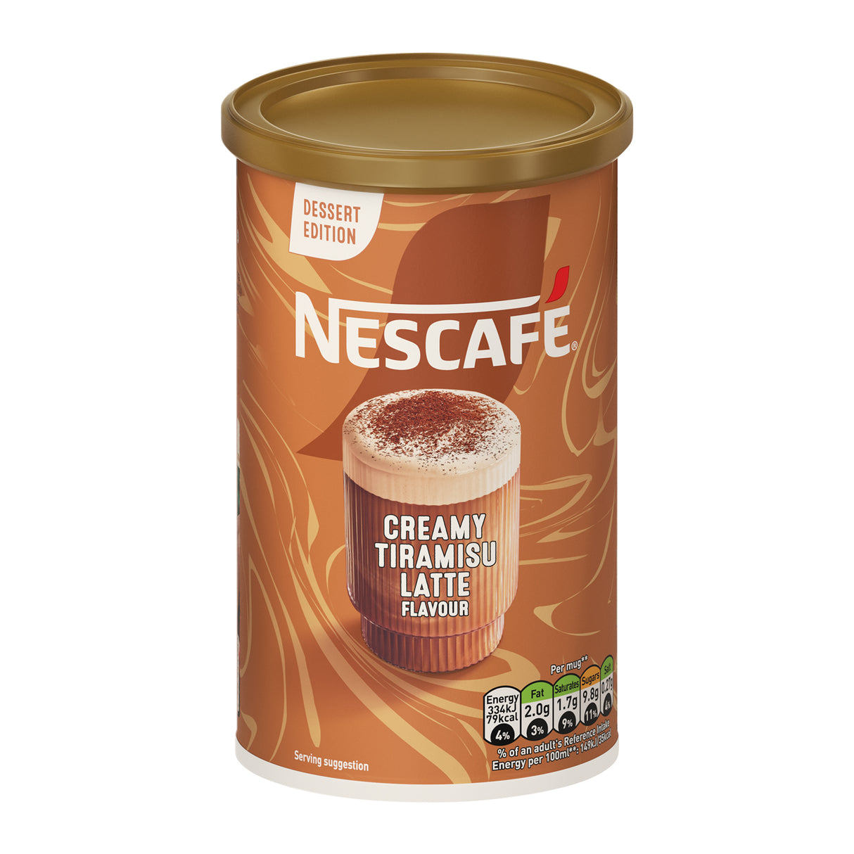 Nescafe Tiramisu Latte Coffee 260g Tub