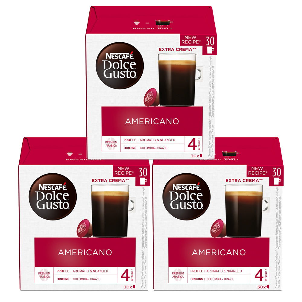 Dolce Gusto Americano Magnum Pack Coffee Pods 3  x 30 Case