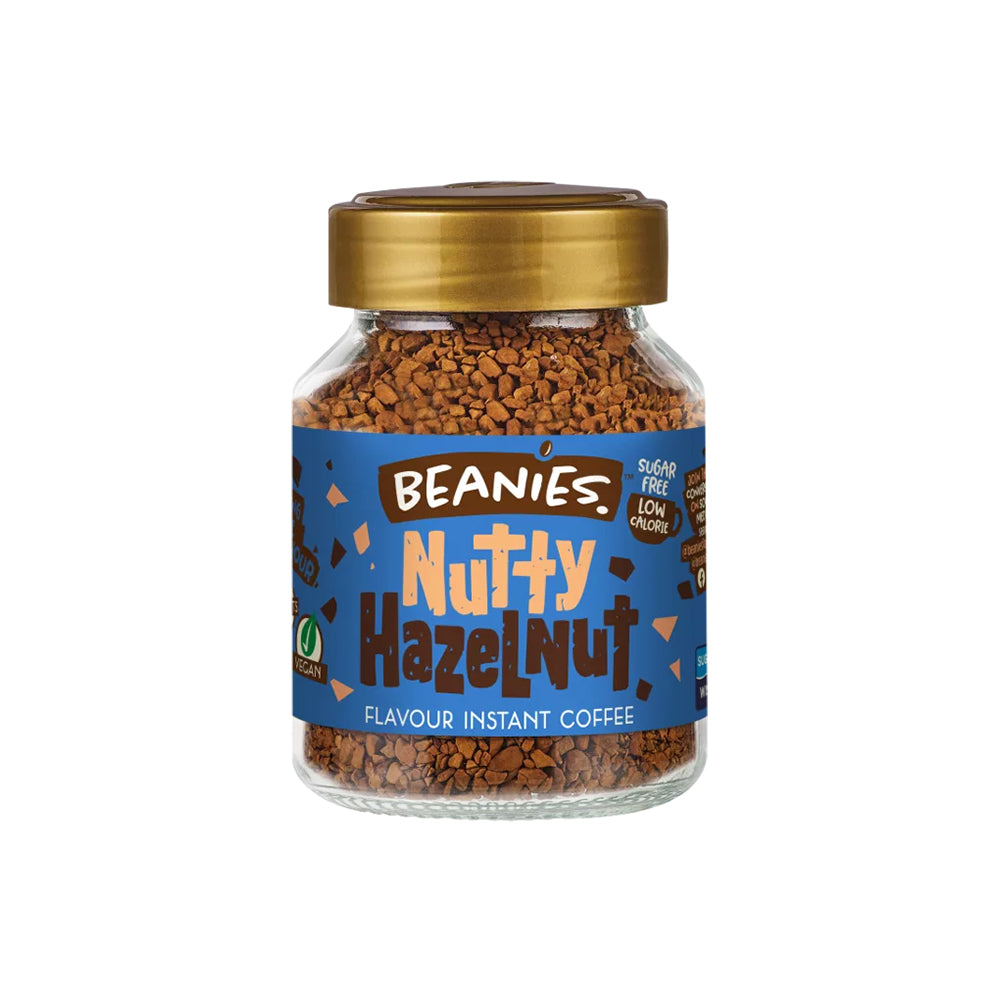 Beanies Nutty Hazelnut Flavoured Coffee 50g