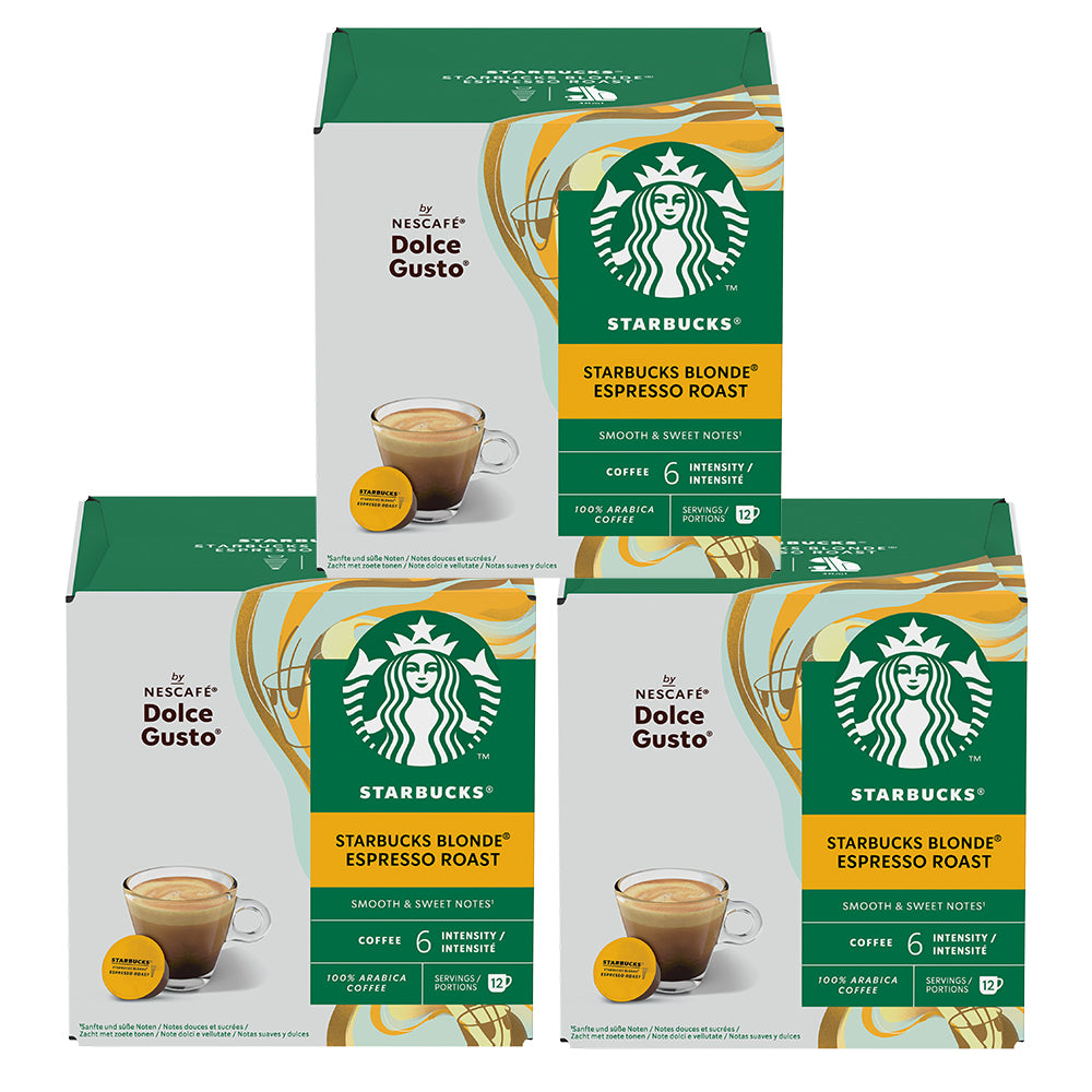 Dolce Gusto Starbucks Blonde Espresso Roast Coffee Pods - Case