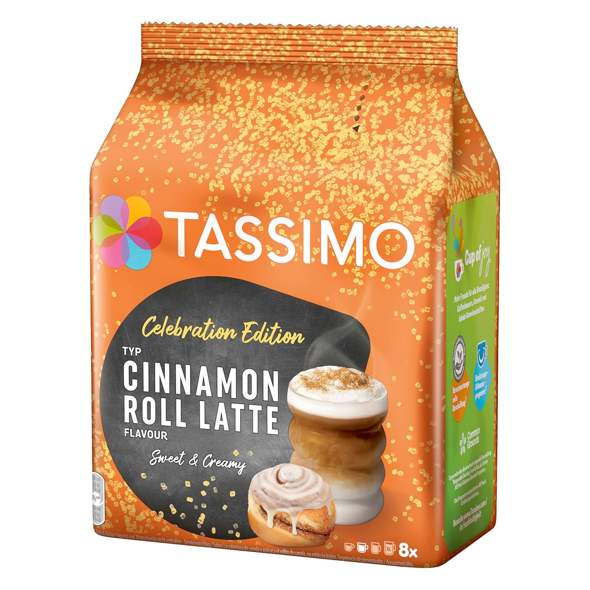 Tassimo Cinnamon Roll Latte Coffee Pods