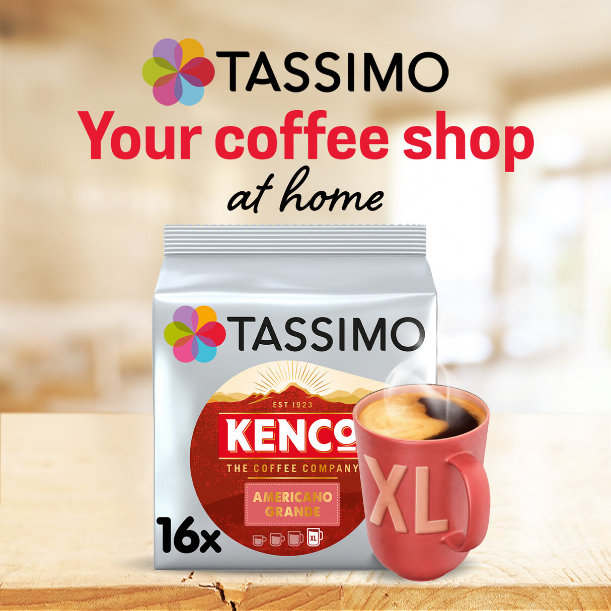 Tassimo Kenco Grande Your Coffee Shop at home