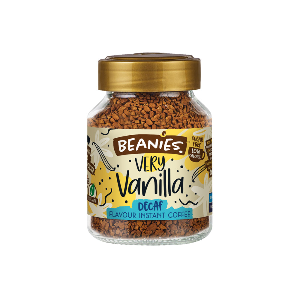 Beanies DECAF Very Vanilla Flavoured Coffee 50g