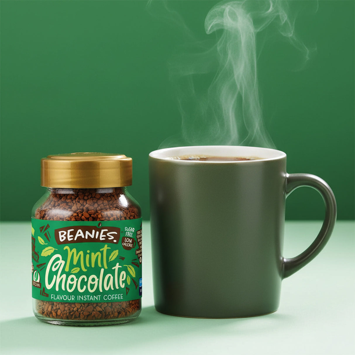 Beanies Mint Chocolate Flavoured Instant Coffee 50g