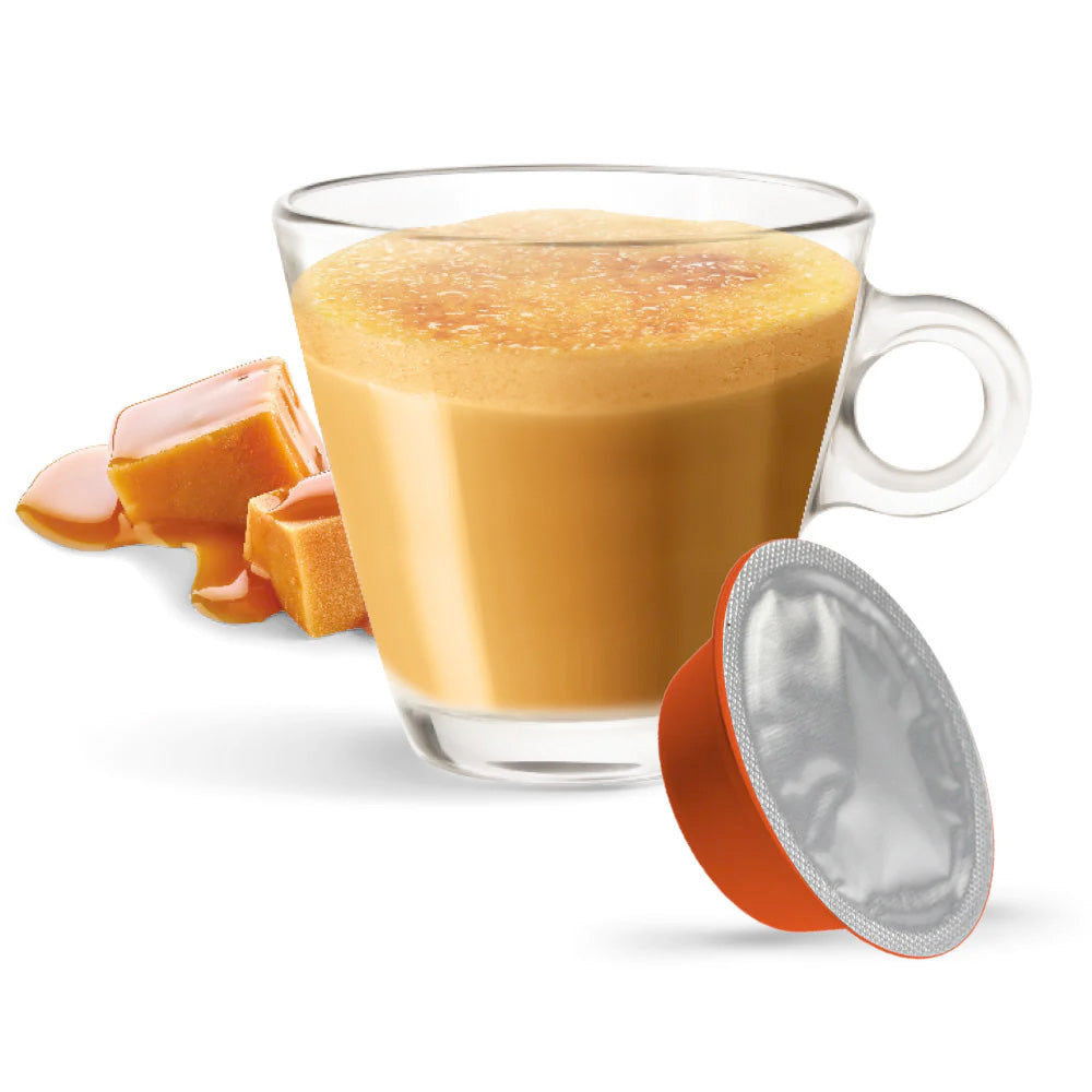 Bonini Lavazza A Modo Mio Compatible Caramel Milk Pods x10