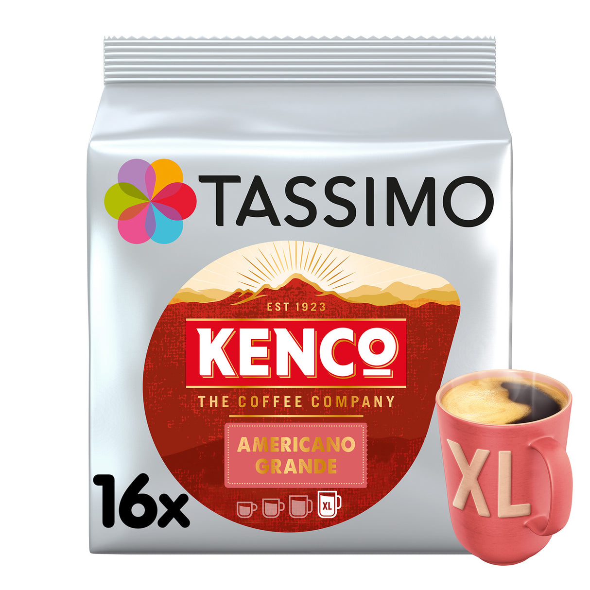 Tassimo Kenco Grande Coffee Pods Pack