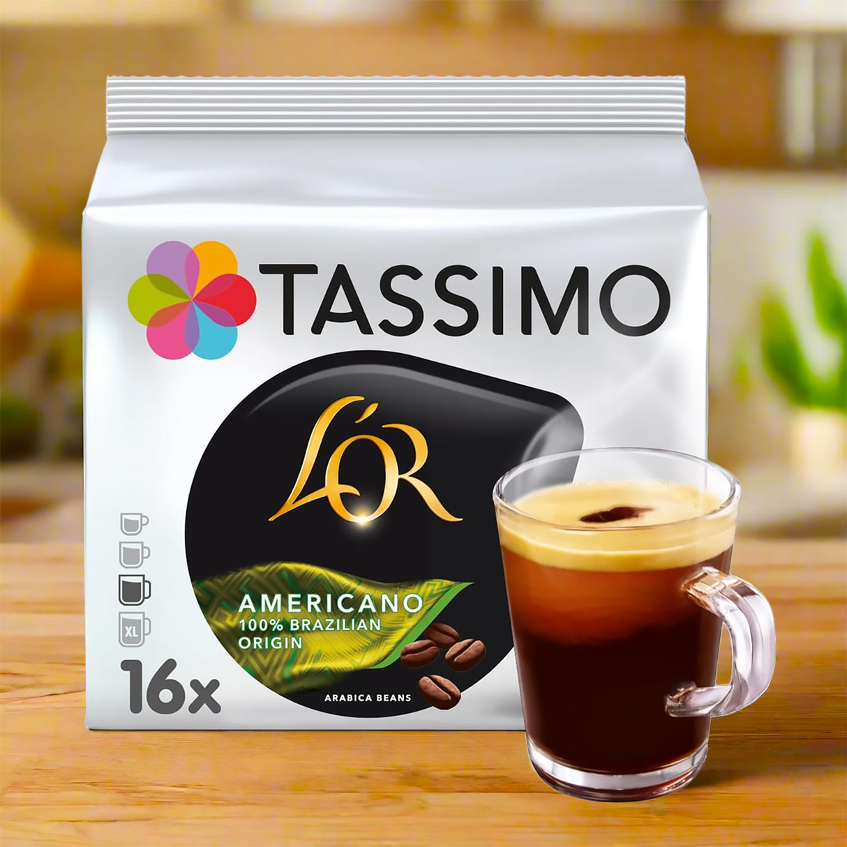 Tassimo L'OR Brazilian Pack in Kitchen