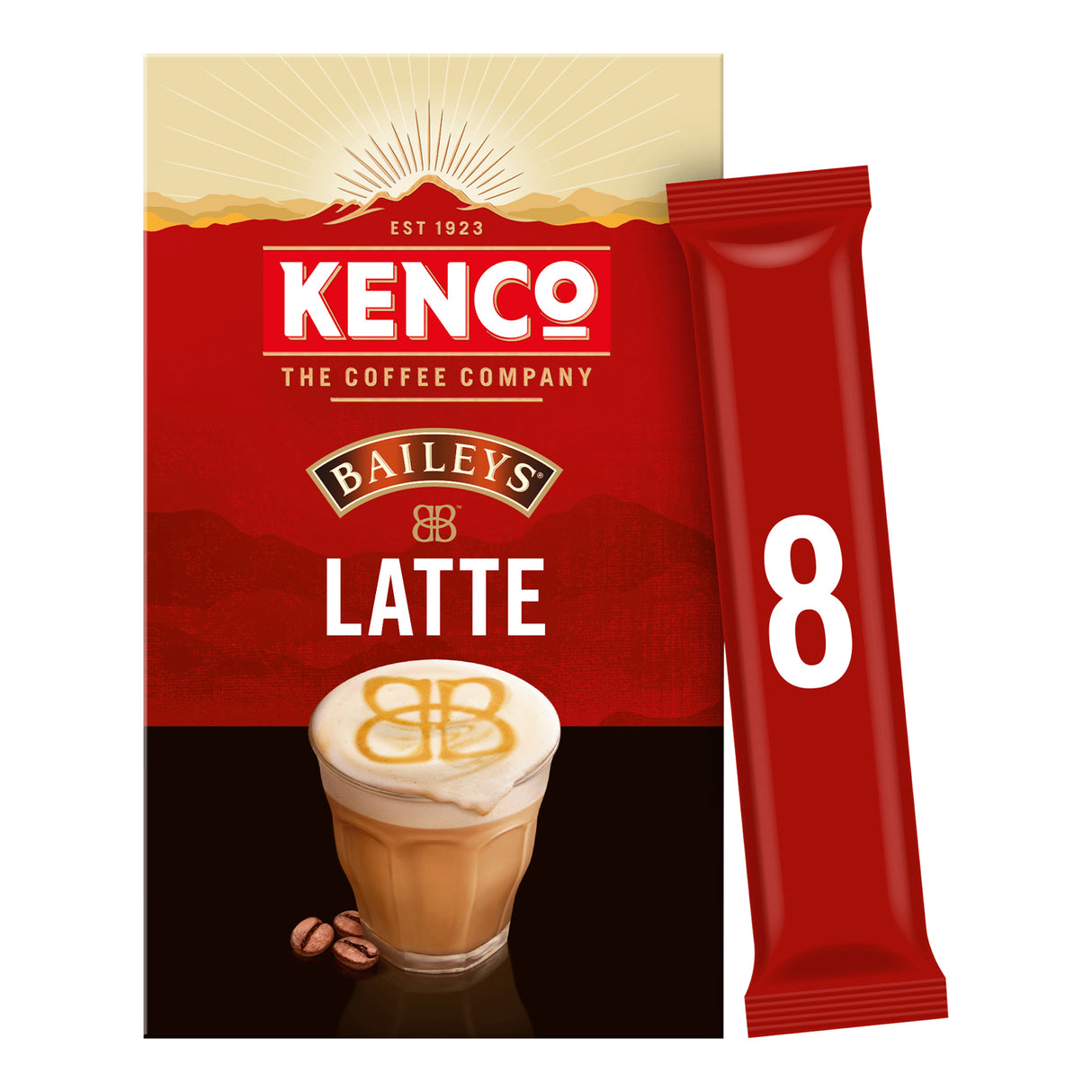 Kenco Baileys Latte Instant Coffee 8 Sachets