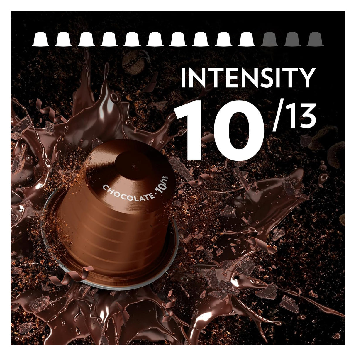 Lavazza Espresso Gourmet 10 Chocolate Capsule Nespresso Compatible Pods