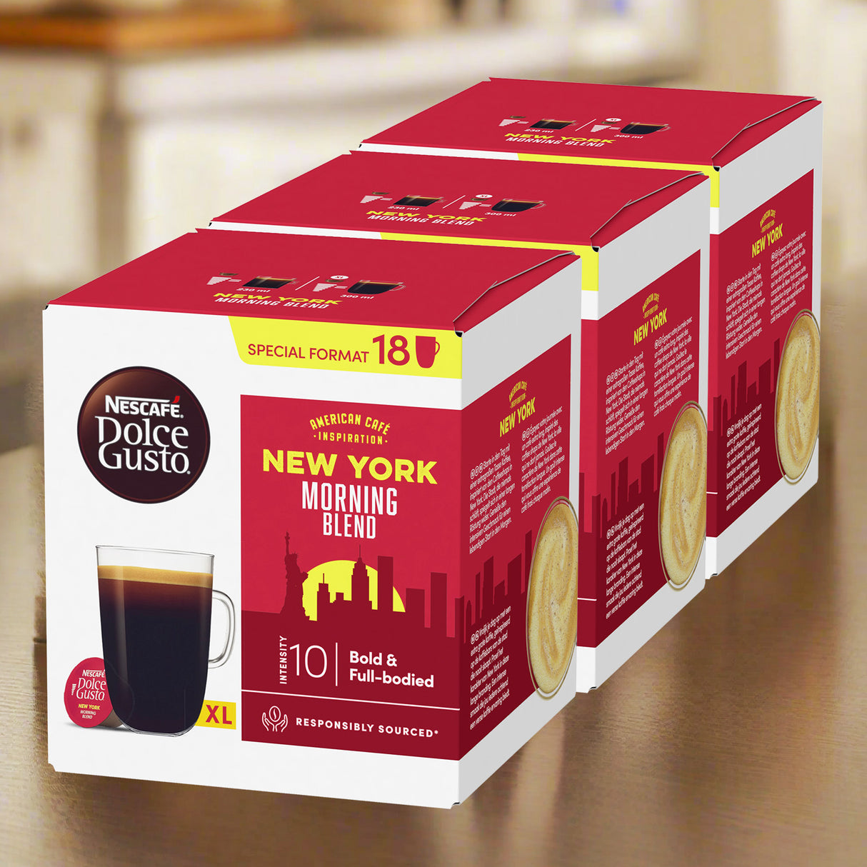 Dolce Gusto Americano New York Morning Blend Coffee Pods 3x18
