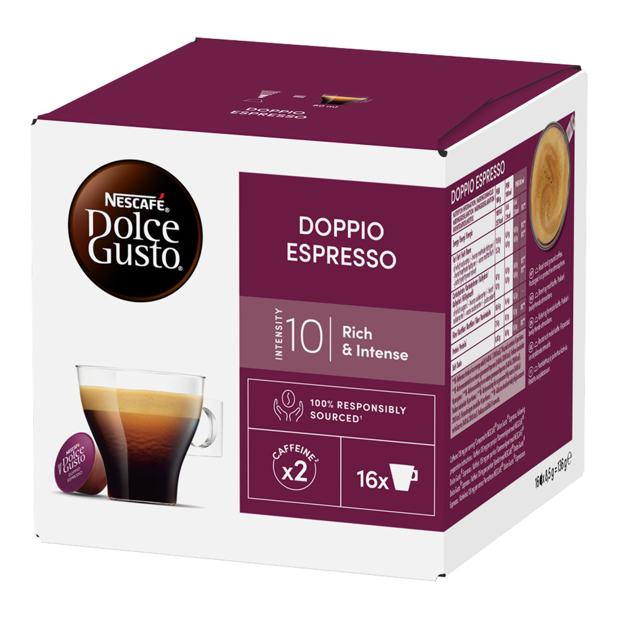 Dolce Gusto Double Espresso Coffee Pods