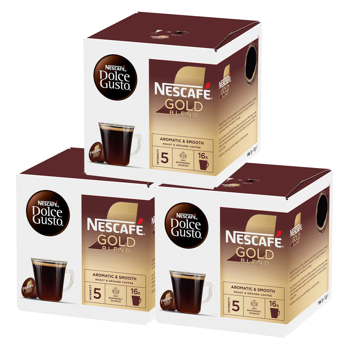 Dolce Gusto Gold Blend 3x16 Coffee Pods