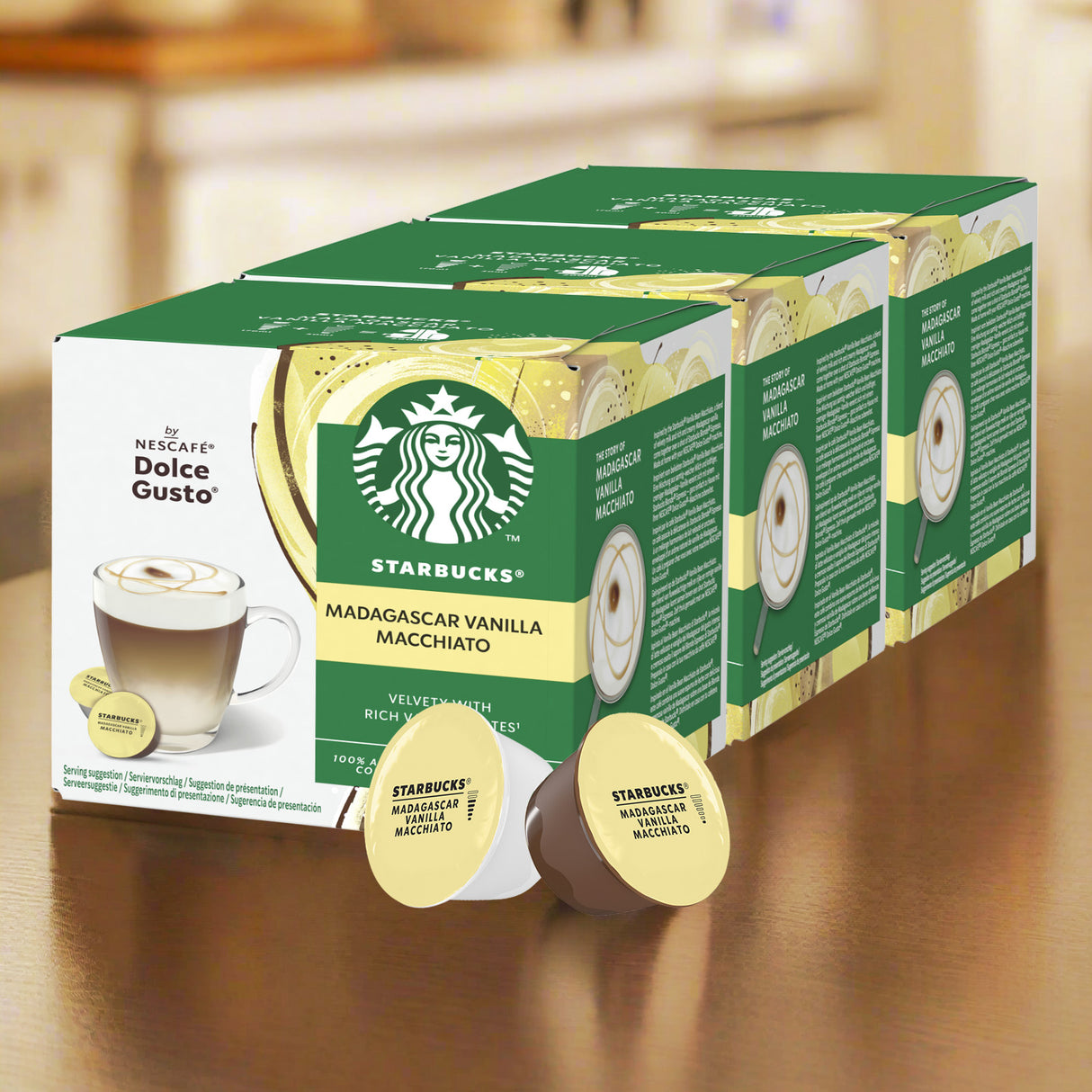 Nescafé Dolce Gusto Starbucks Vanilla Macchiato Coffee Pods - Case