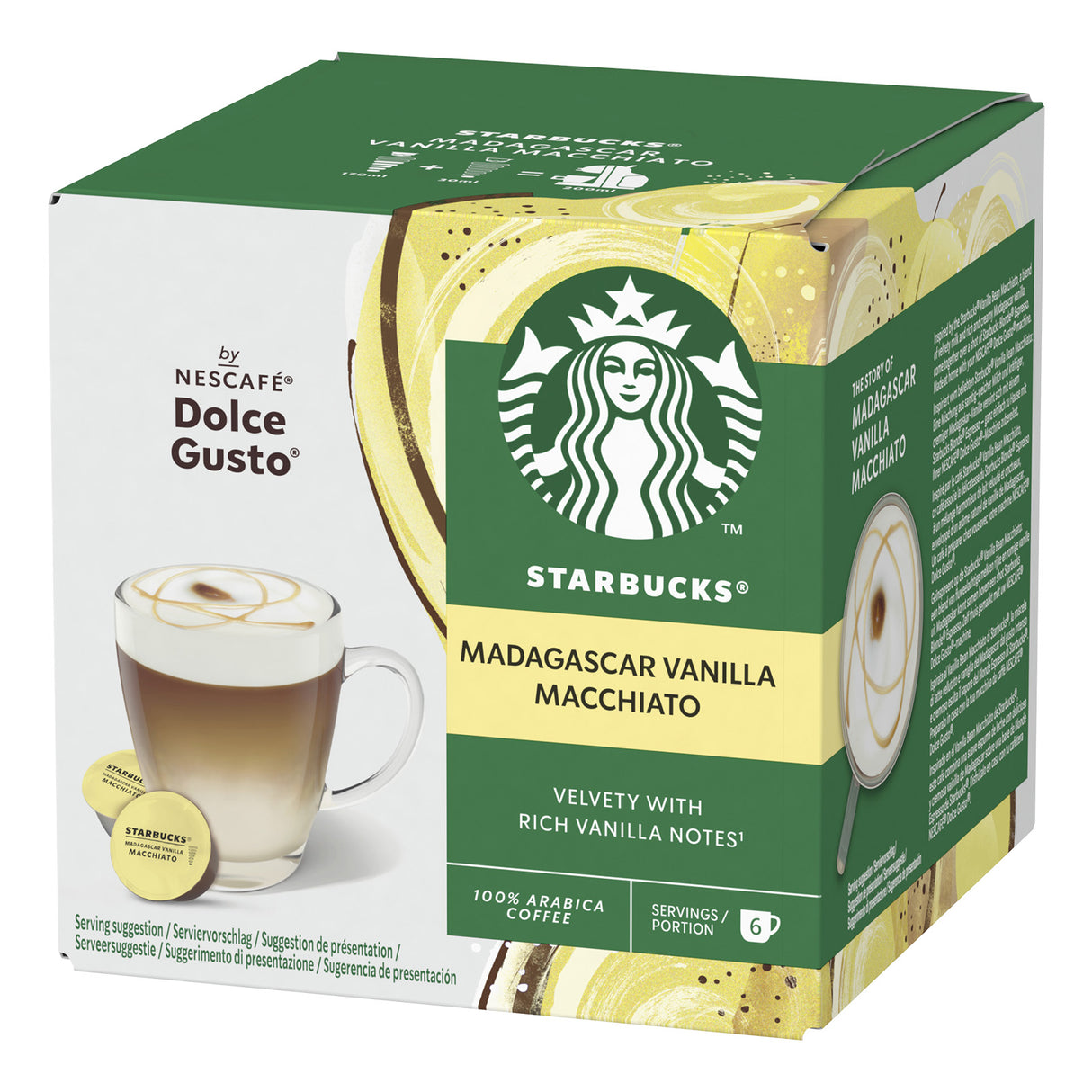 Dolce Gusto Starbucks Vanilla Macchiato Coffee Pods