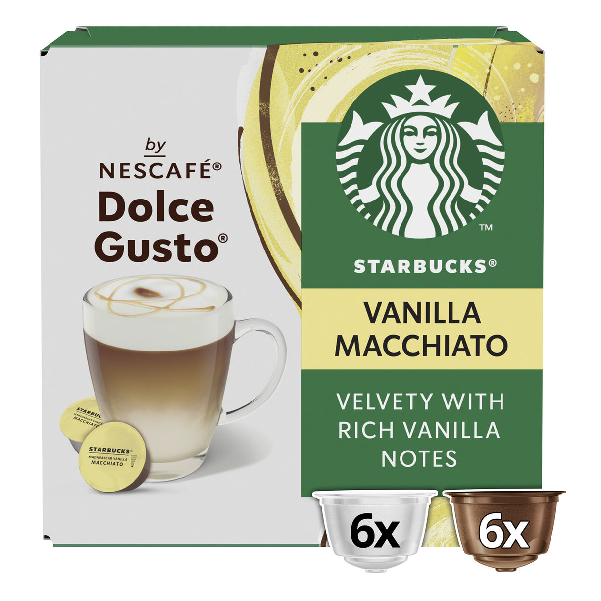 Dolce Gusto Starbucks Vanilla Macchiato Coffee Pods