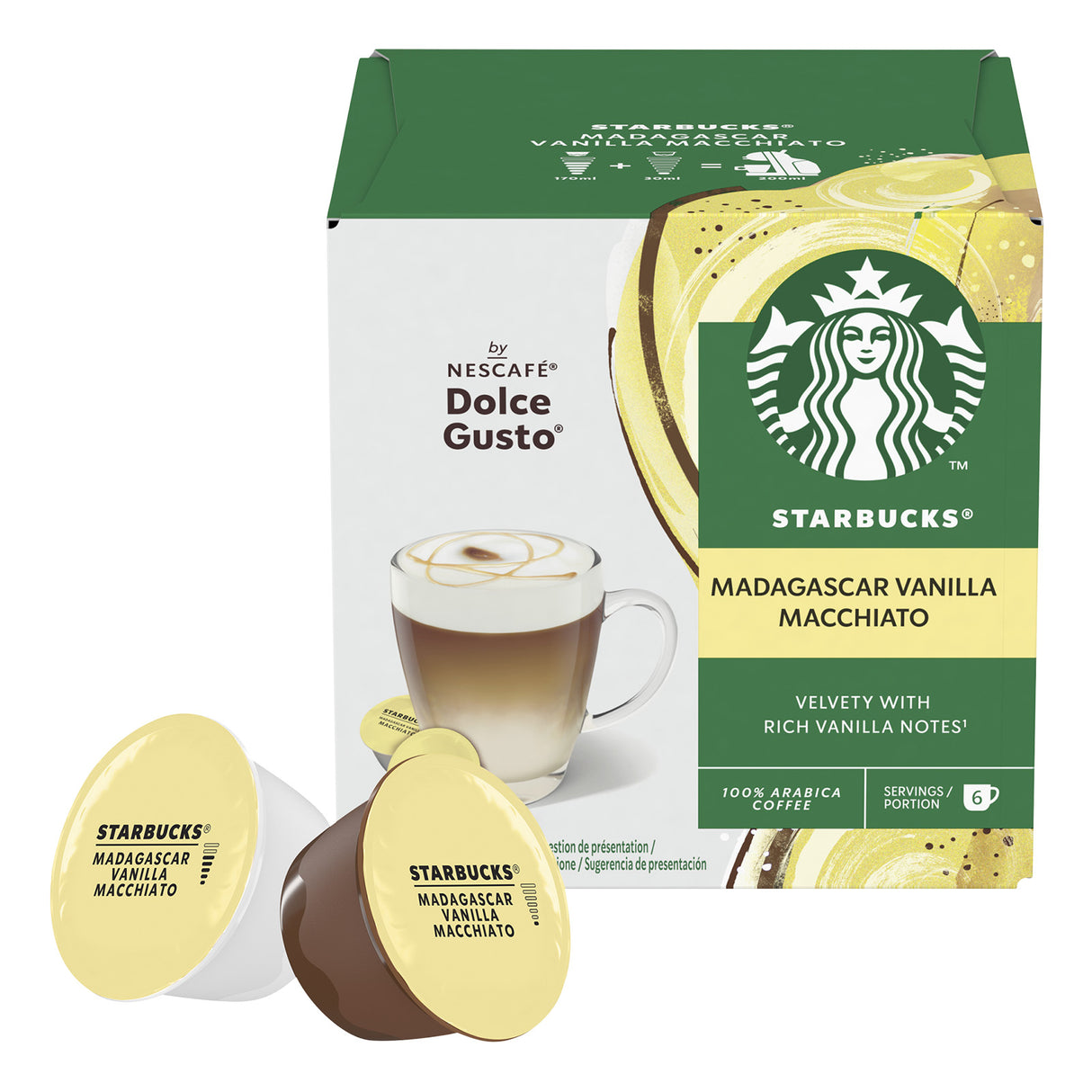 Dolce Gusto Starbucks Vanilla Macchiato Coffee Pods