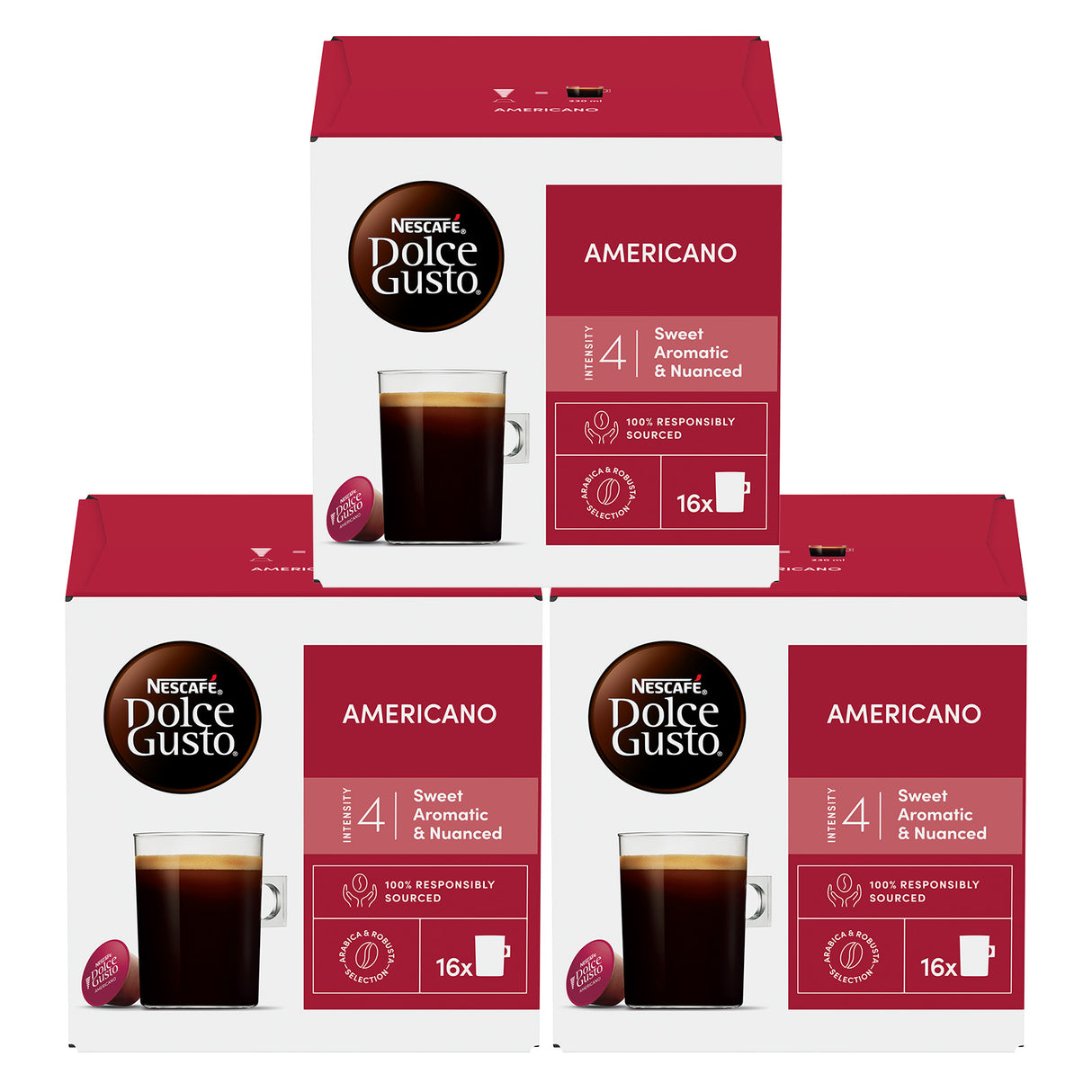 Nescafé Dolce Gusto Americano Coffee Pods - Case
