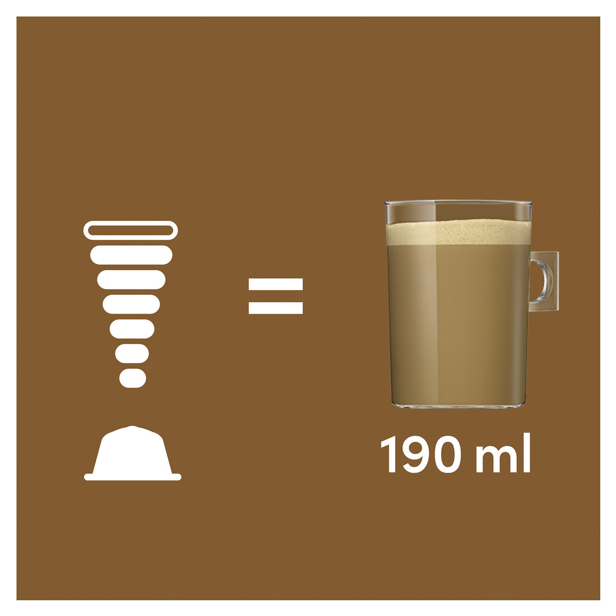 Dolce Gusto Cafe Au Lait cup size