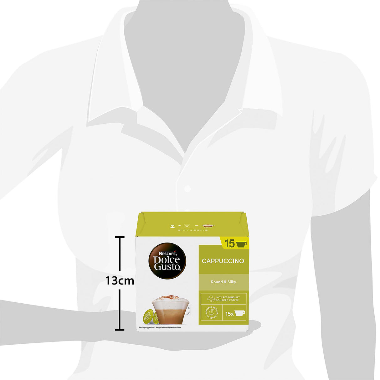 Dolce Gusto Cappuccino Magnum Pack Coffee Pods 1x15