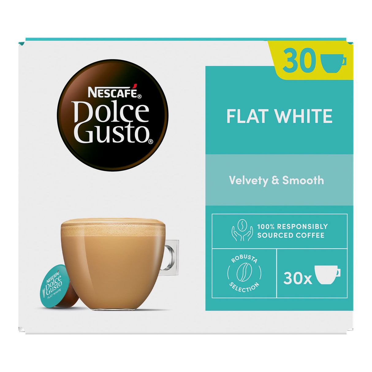 Nescafe Dolce Gusto Flat White Magnum Pack x30 pods