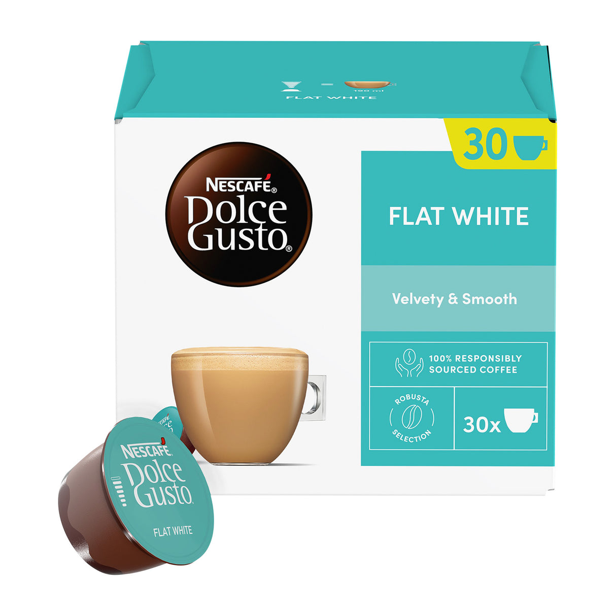 Nescafe Dolce Gusto Flat White Magnum Pack plus pod