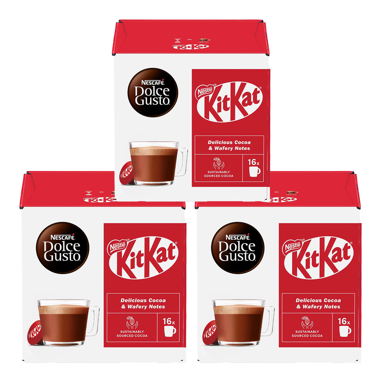 Dolce Gusto KitKat Hot Chocolate Pods - Case