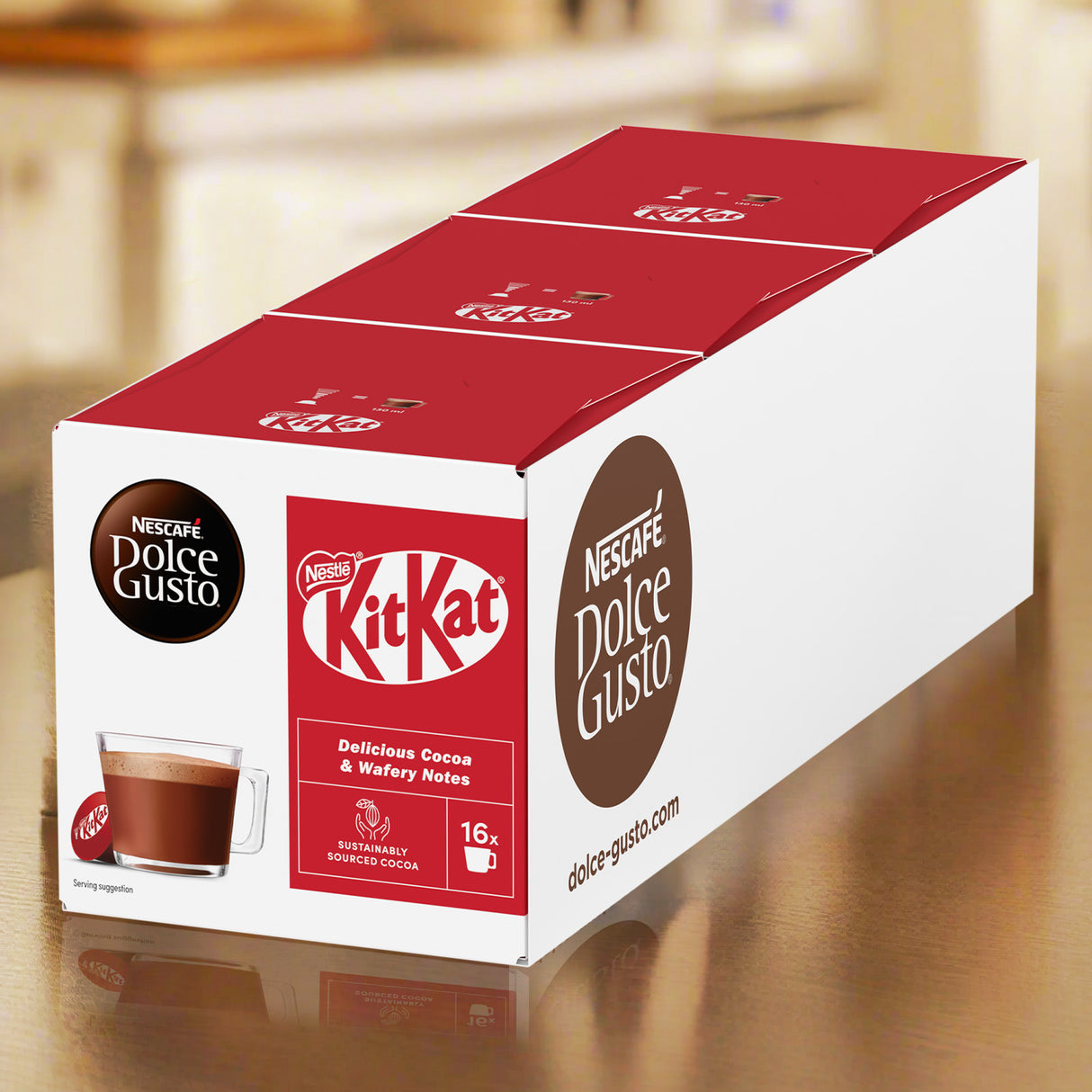 Dolce Gusto KitKat Hot Chocolate Pods - Case