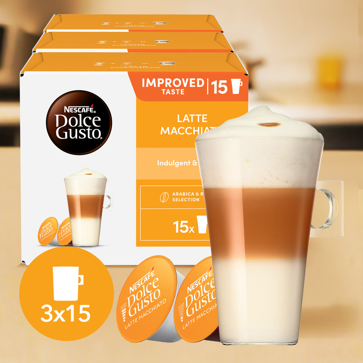 Dolce Gusto Latte Macchiato 3x30 Coffee Pods