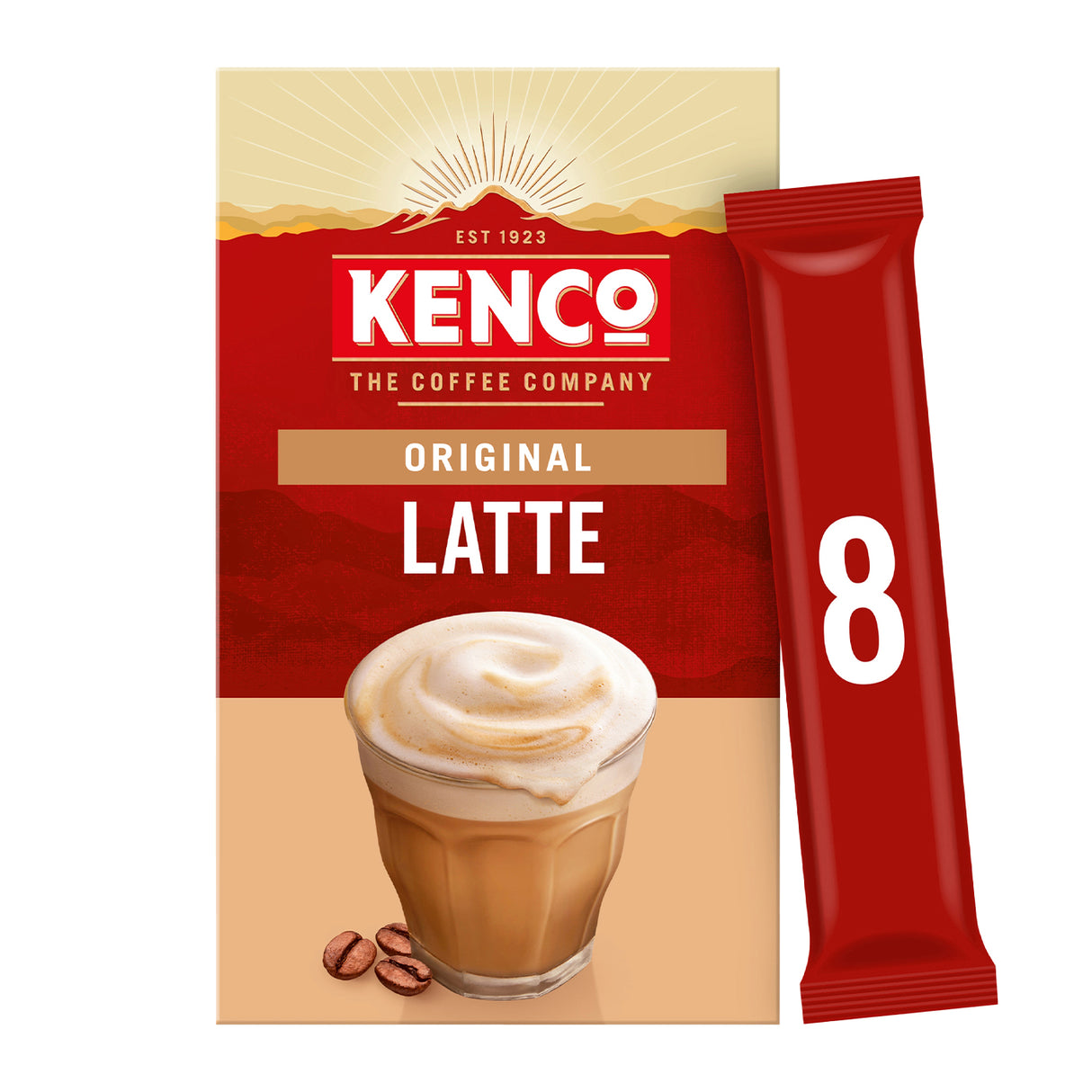 Kenco Latte Instant Coffee 8 Sachets