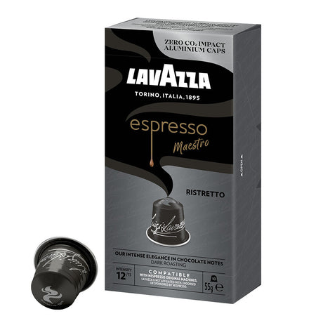 Lavazza Maestro Espresso Ristretto 10 Capsule Nespresso Compatible Pods