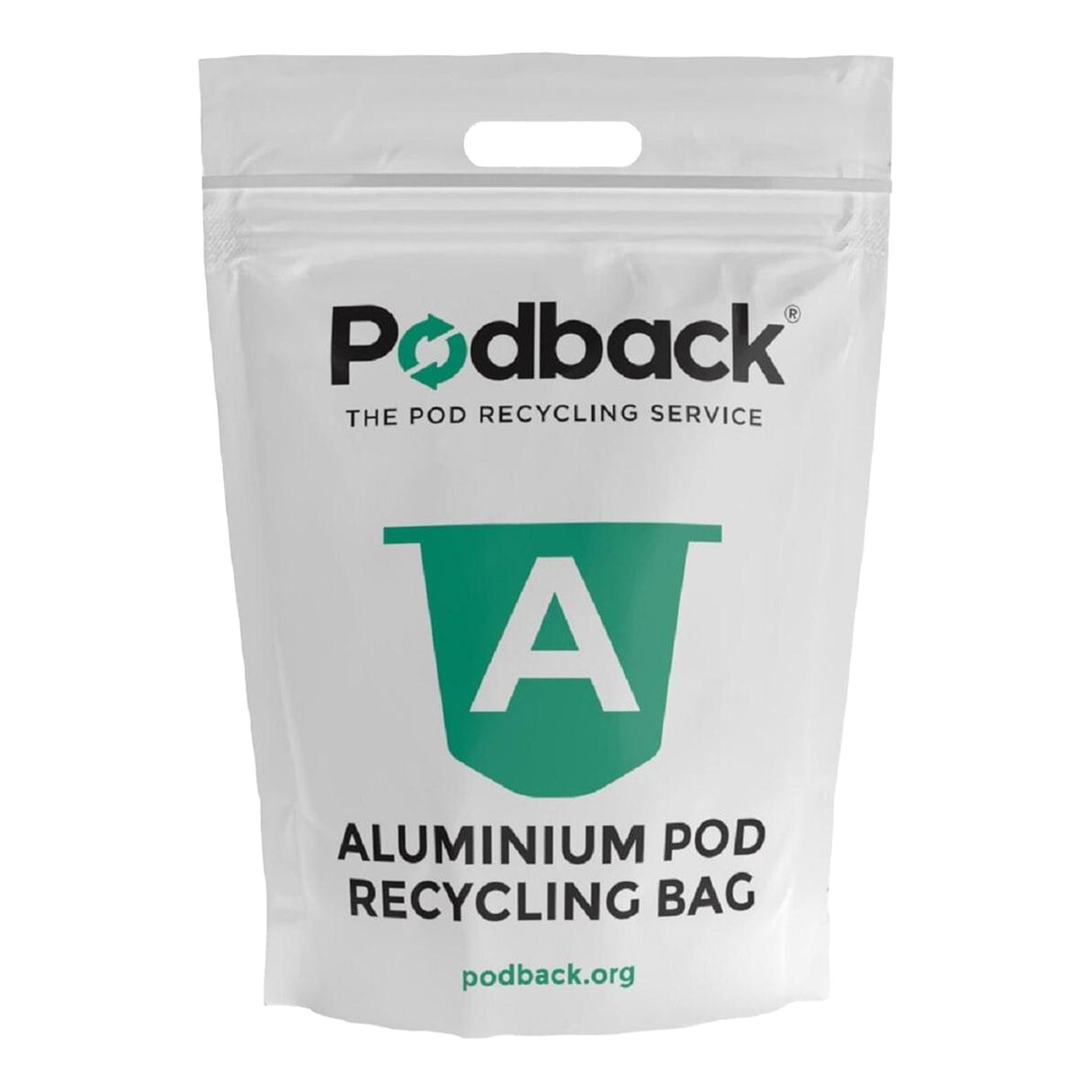 Podback For Nespresso® Aluminium Pods White Recycling 1 Bag (max 3 per order)