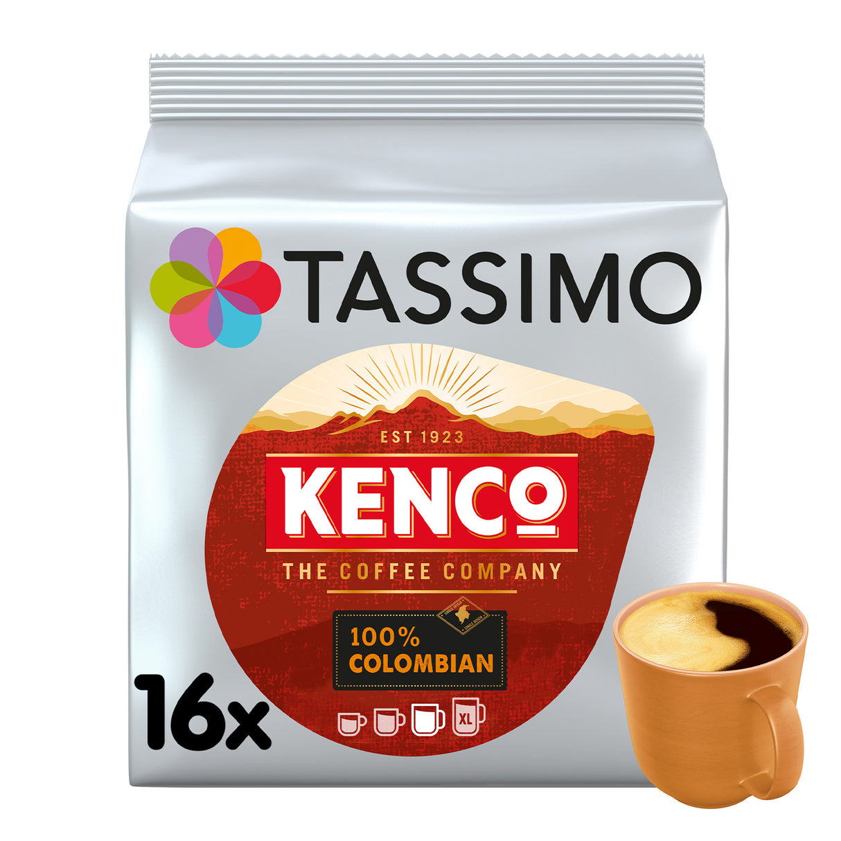 Tassimo Kenco colombian coffee pods