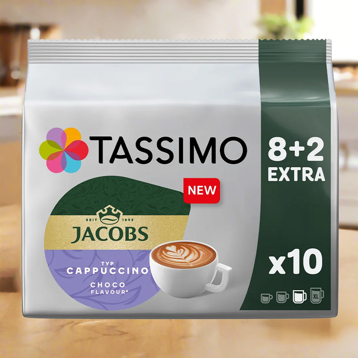 tassimo jacbs cappuccino choc