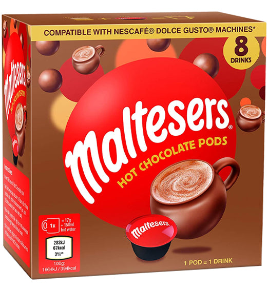 Maltesers Hot Chocolate Pods, Dolce Gusto Compatible