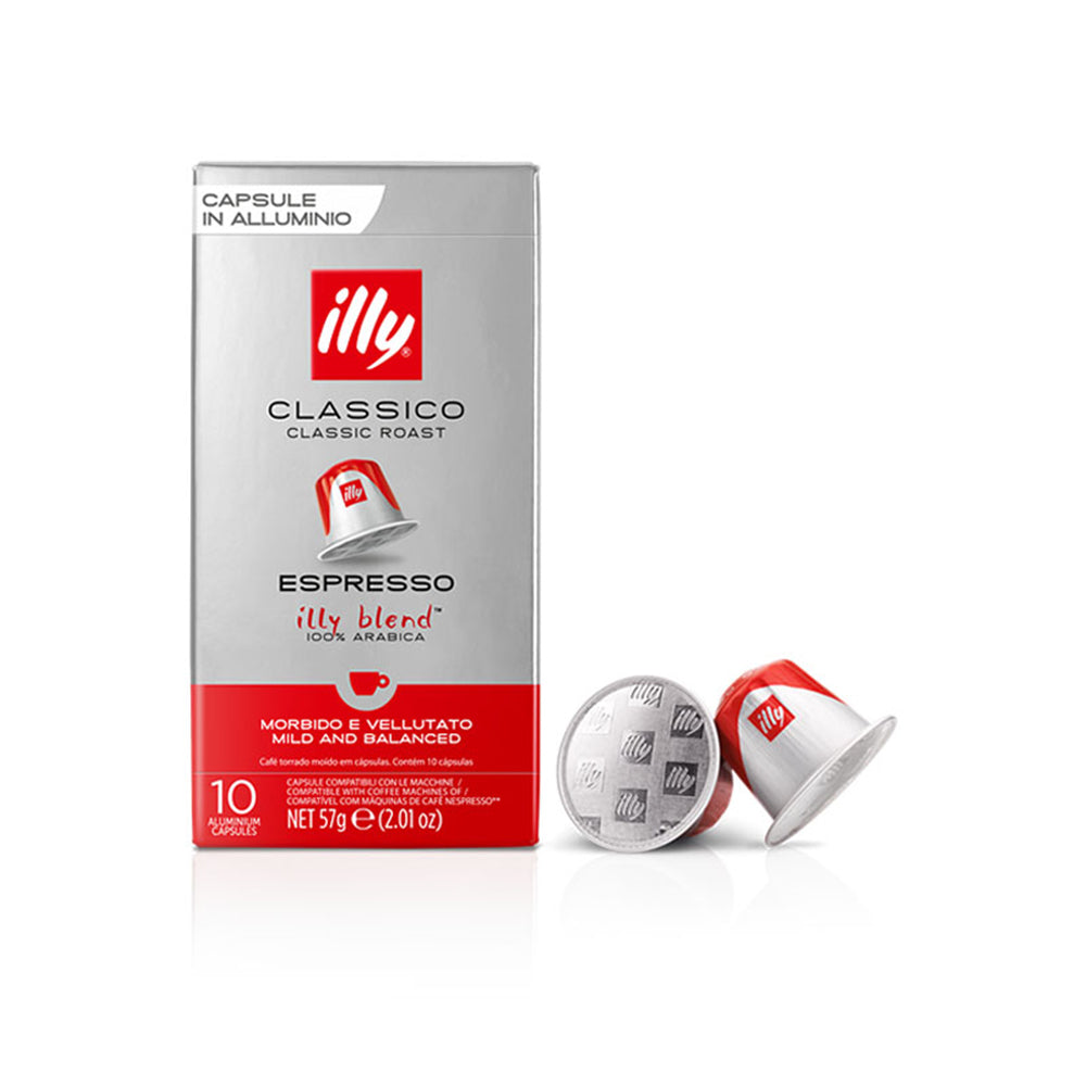 Illy Nespresso Compatible Coffee Pods 10: Espresso Classico