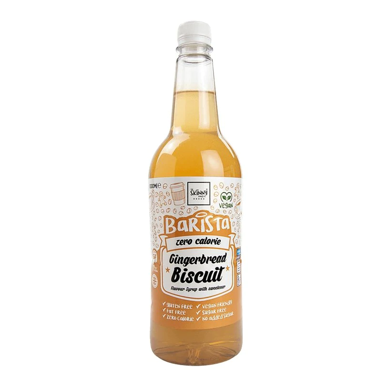 The Skinny Food Co 1L Gingerbread Biscuit Barista Syrups
