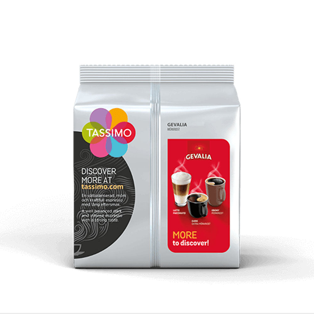 Tassimo Gevalia Espresso Coffee Pods back of packet