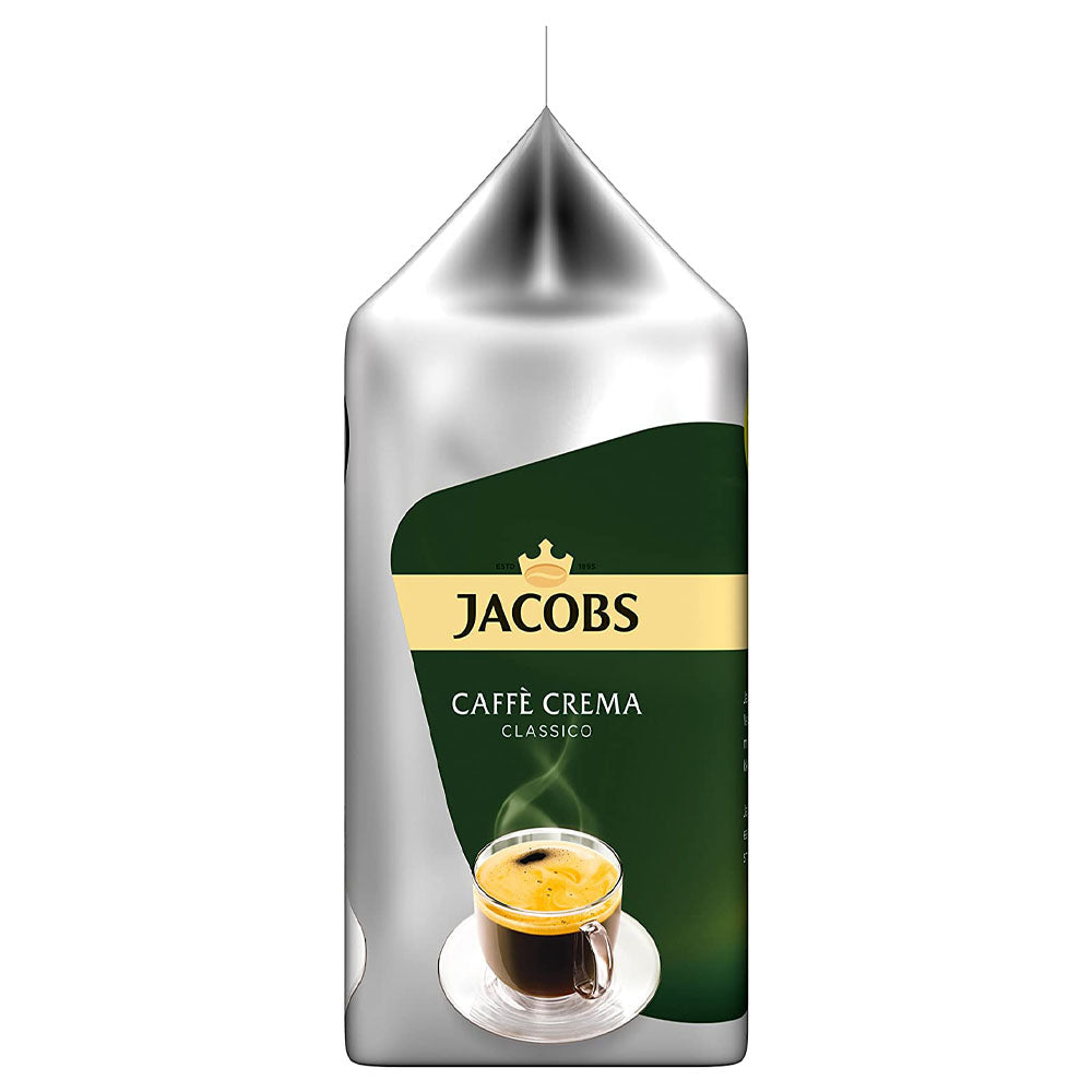 Tassimo Jacobs Caffé Crema Classico Coffee Pods side of packet