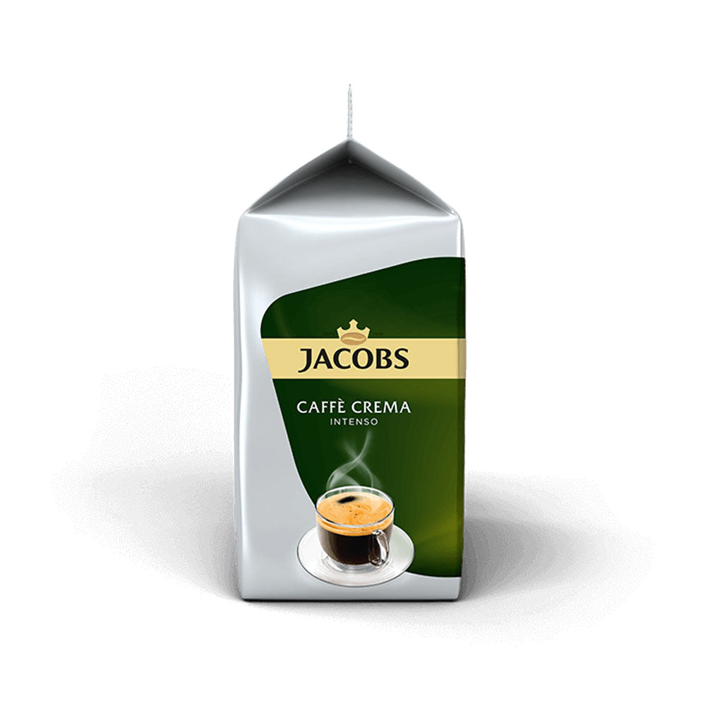 Tassimo Jacobs Caffé Crema Intenso Coffee Pods side of packet