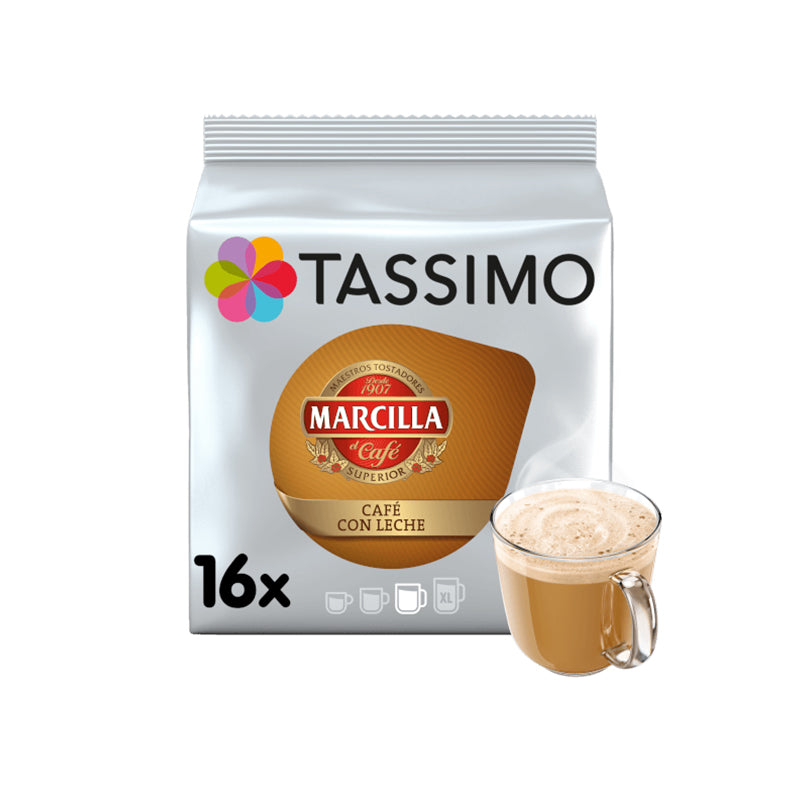 Tassimo Marcilla Café Con Leche Coffee Pods