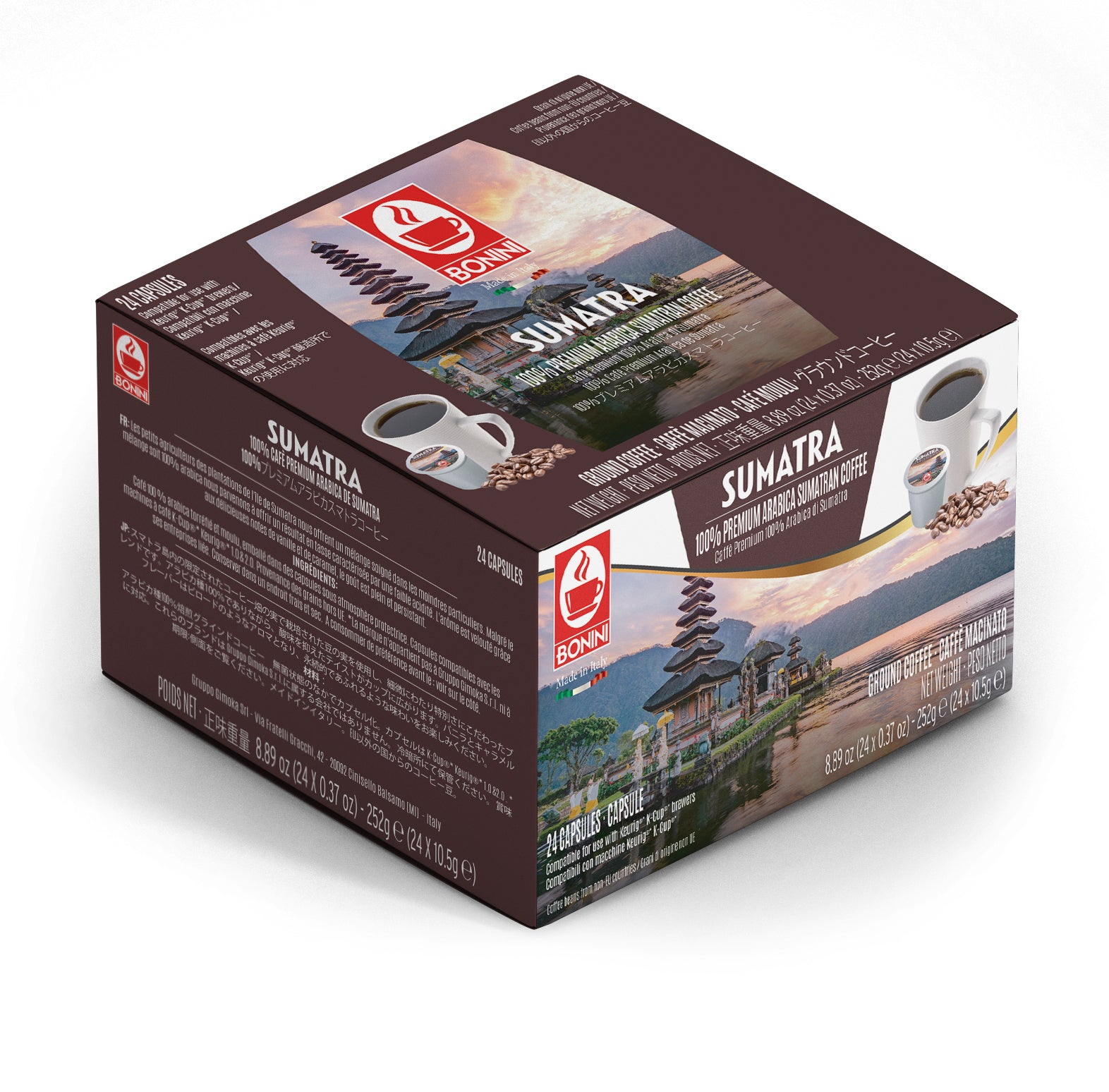 Tiziano Bonini Sumatra Keurig K-Cup Compatible Pods - 24 Pack