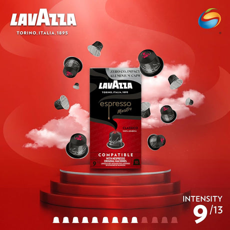 Lavazza Maestro Espresso Classico 10 Capsule Nespresso Compatible Pods
